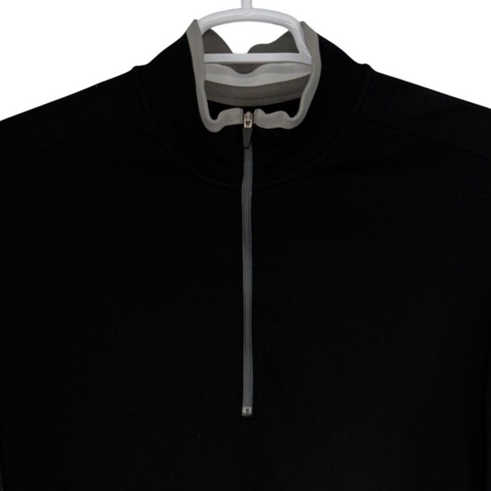 Nike Golf Tour Performance Dri-FIT Mens Black Quarter Zip Pullover 452744-010